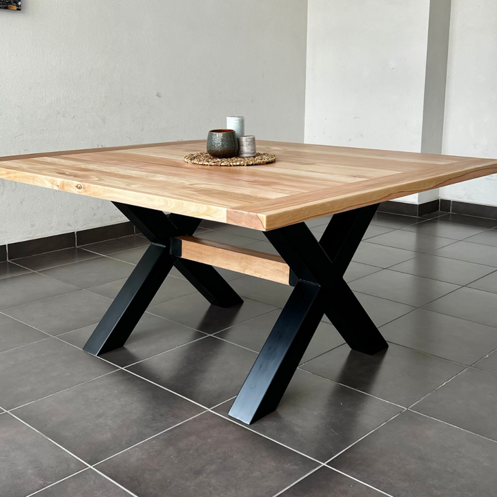 Mesa Cuadrada Madera X